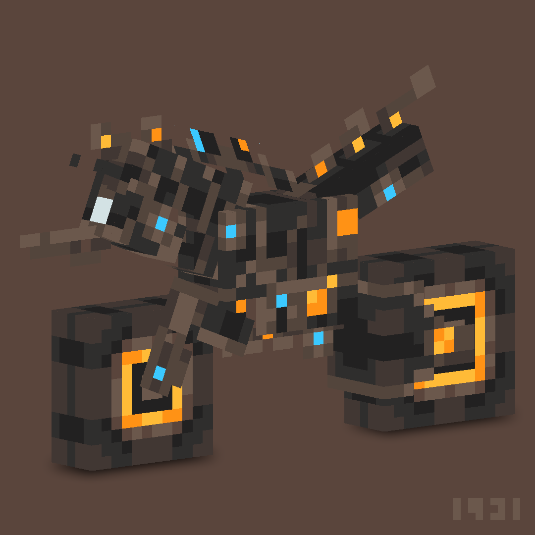 Low-poly pixelated 'Master Cycle Zero' motorbike from The Legend Of Zelda: Breath of the Wild