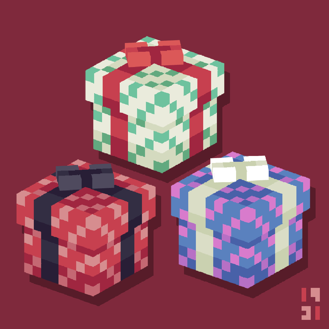 Low-poly pixelated model of an Elevator from Portal 2